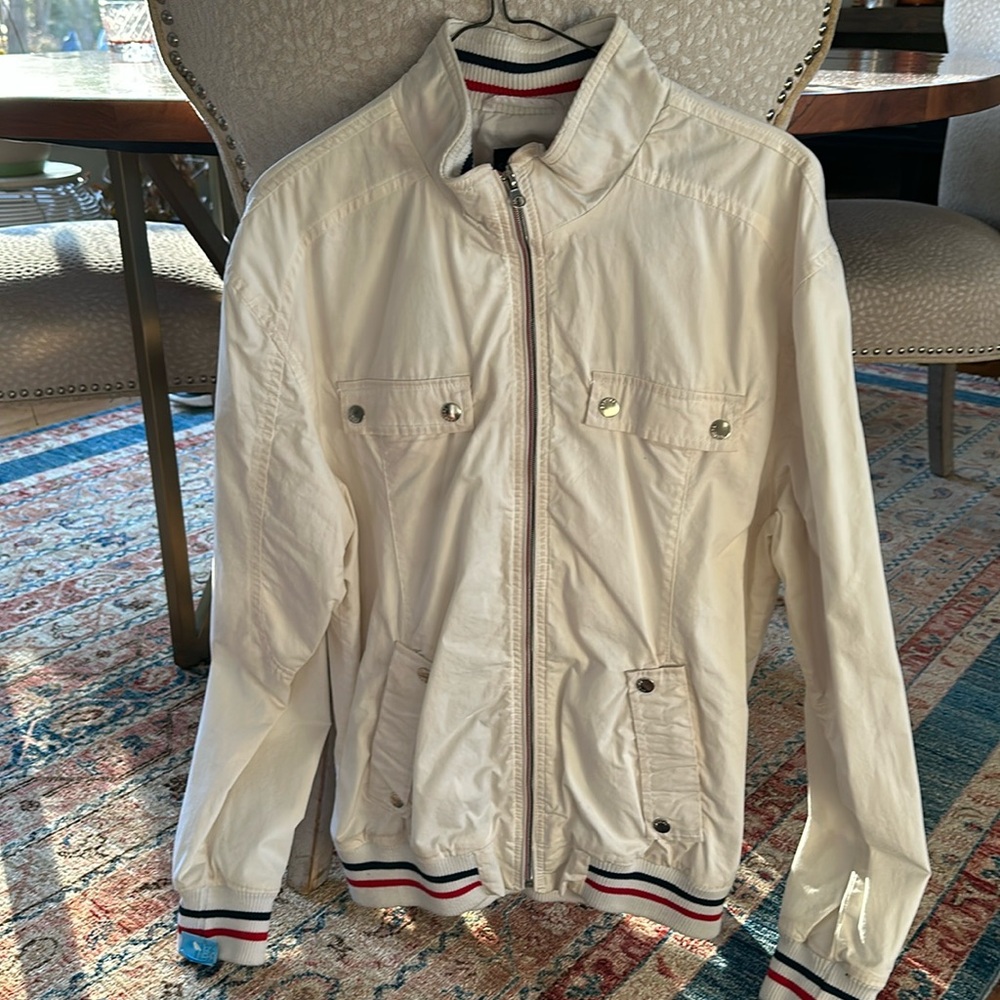 White Men’s Sports Jacket